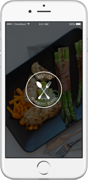 Energy food app on iPhone
